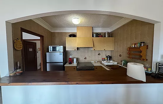 Apartment in Empuriabrava with port views and private mooring