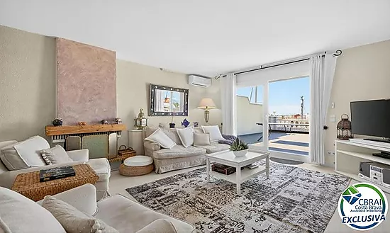 CAVALL DE MAR Ático-Dúplex con gran terraza, piscina privada y vistas al canal