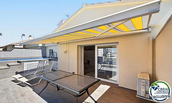 CAVALL DE MAR Ático-Dúplex con gran terraza, piscina privada y vistas al canal