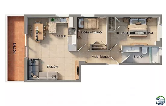 150 metres from the beach with sea views, TOURISTIC LICENCE