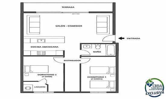 GRAN RESERVA Appartement de 2 chambres avec piscines, jardins et licence touristique à 100 mètres d