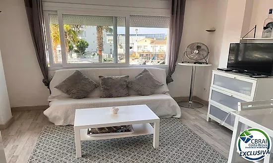 PORT CANIGÓ II Elegant 1-bedroom apartment with terrace and canal views