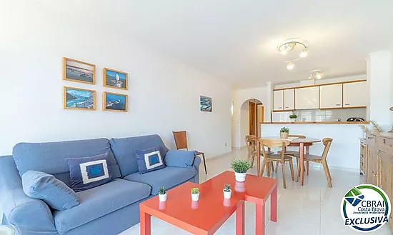 GRAN RESERVA Charming apartment just 50 meters from the beach, with swimming pools, communal garden
