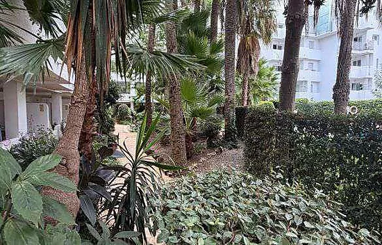 2-bedroom ground-floor apartment with a terrace in a complex with a pool