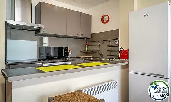 Central penthouse with private solarium and sea views in Empuriabrava