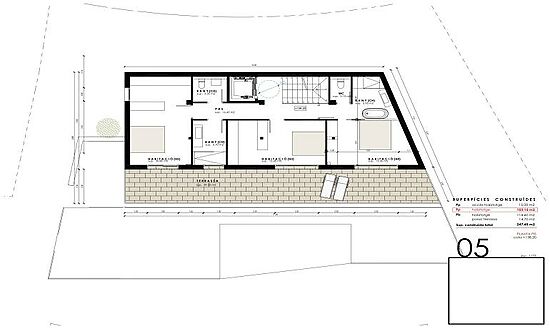 Projet pour une maison à canyelles avec vue sur la mer