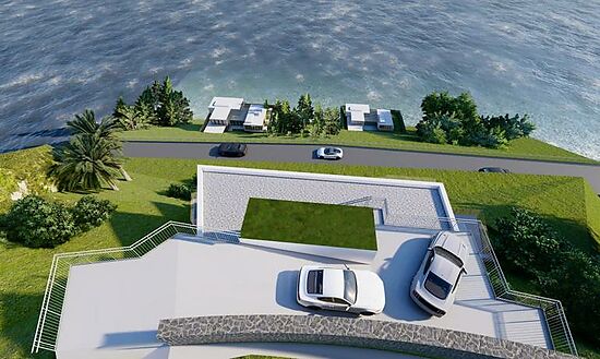 Projet pour une maison à canyelles avec vue sur la mer
