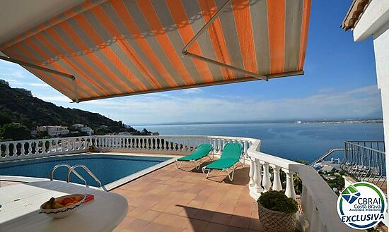 Magnifique villa de 3 chambres, piscine et spectaculaire vue mer