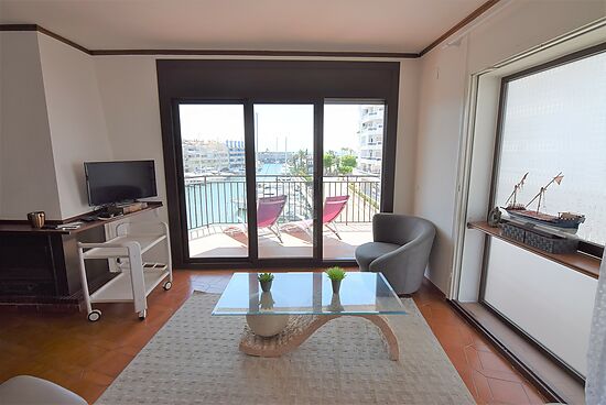 Empuriabrava, en location, appartement 3 chambres et vue marina