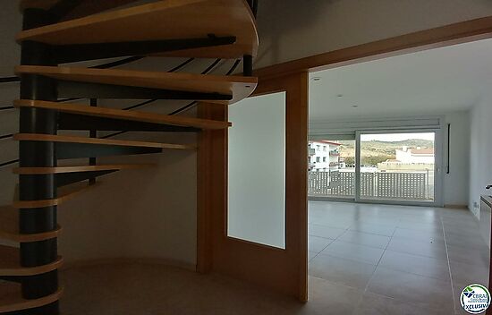 Duplex penthouse with three bedrooms, lift and private parking space.