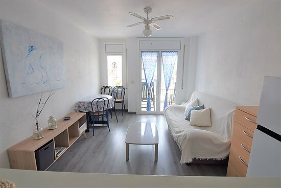 Empuriabrava, en location, appartement 1 chambre, vue canal proche centre et plage