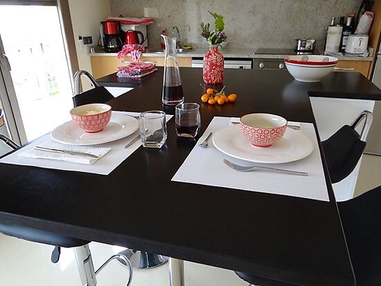 Roses, en location, maison avec piscine privée, vue mer et proche plage