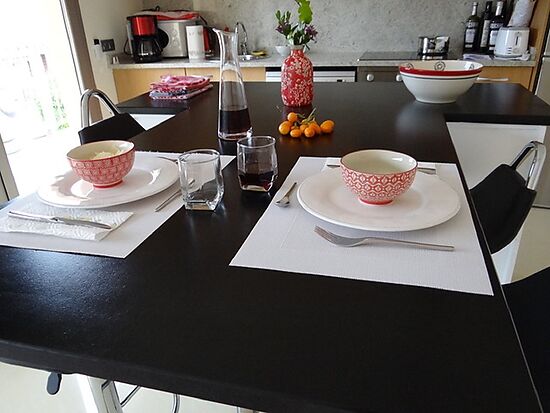 Roses, en location, maison avec piscine privée, vue mer et proche plage